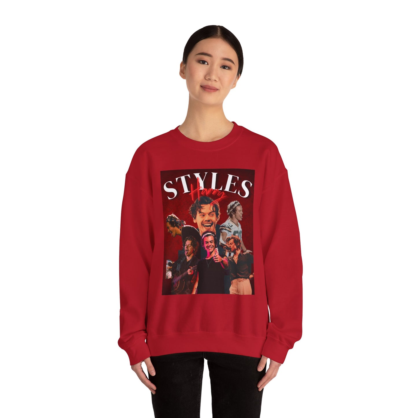 Harry Styles Inspired Sweatshirt, One Direction Band Merch, Harry Styles Fan Gift, Vintage Graphic Jumper, Music Lover Top