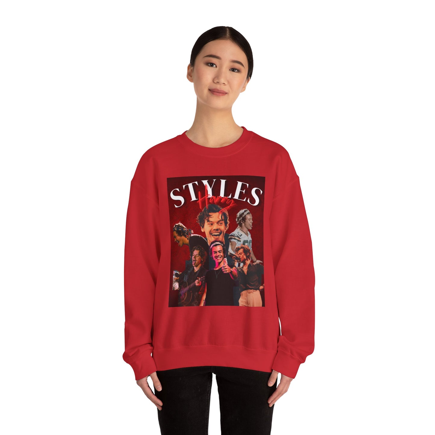 Harry Styles Inspired Sweatshirt, One Direction Band Merch, Harry Styles Fan Gift, Vintage Graphic Jumper, Music Lover Top