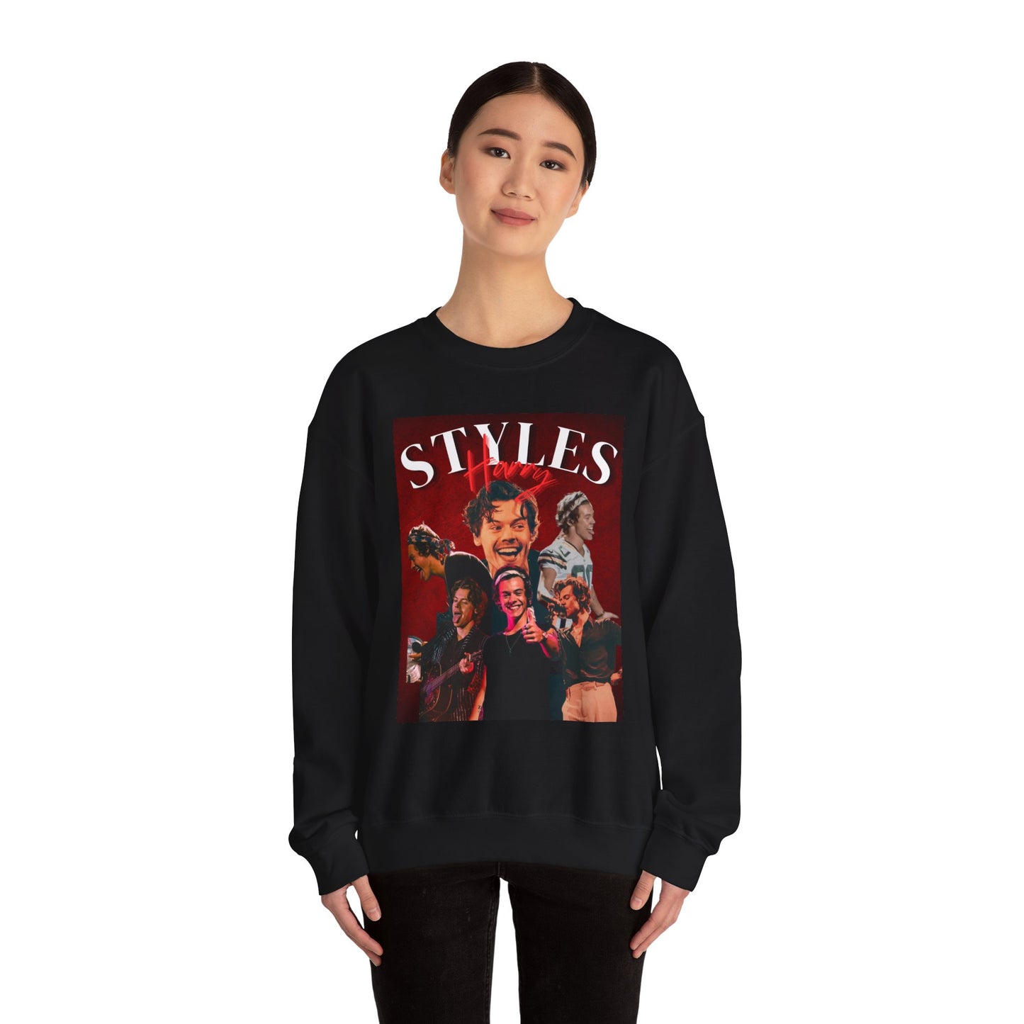 Harry Styles Inspired Sweatshirt, One Direction Band Merch, Harry Styles Fan Gift, Vintage Graphic Jumper, Music Lover Top