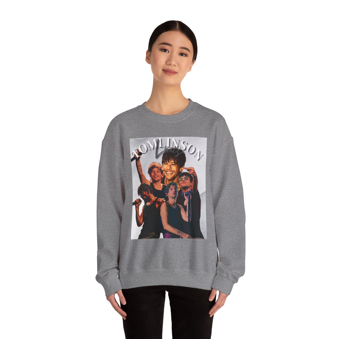 Louis Tomlinson Inspired Sweatshirt, Louis, One Direction Merchandise, Music Lover Jumper,