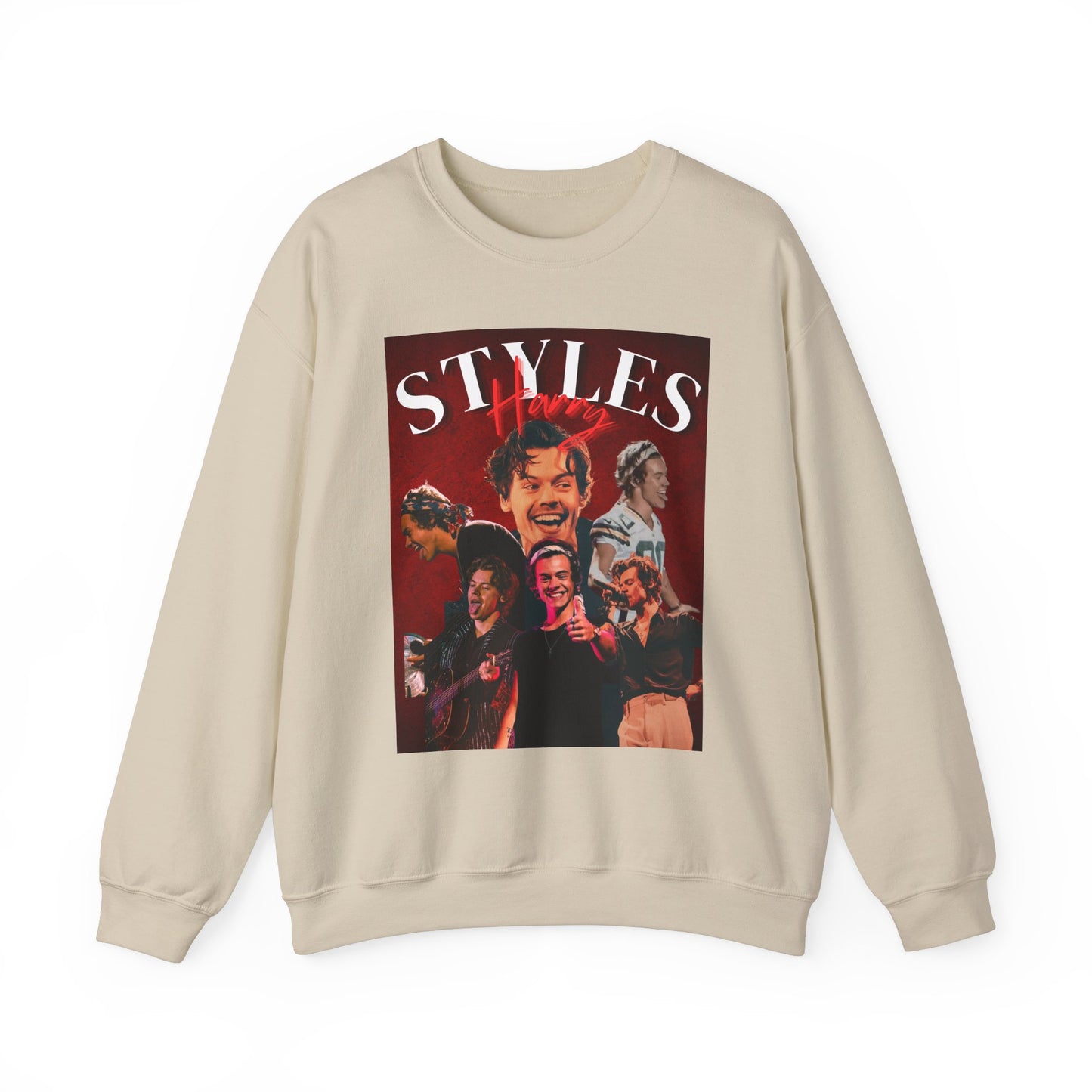 Harry Styles Inspired Sweatshirt, One Direction Band Merch, Harry Styles Fan Gift, Vintage Graphic Jumper, Music Lover Top