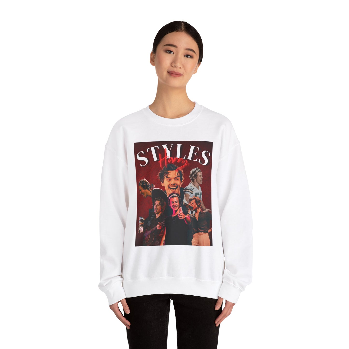 Harry Styles Inspired Sweatshirt, One Direction Band Merch, Harry Styles Fan Gift, Vintage Graphic Jumper, Music Lover Top