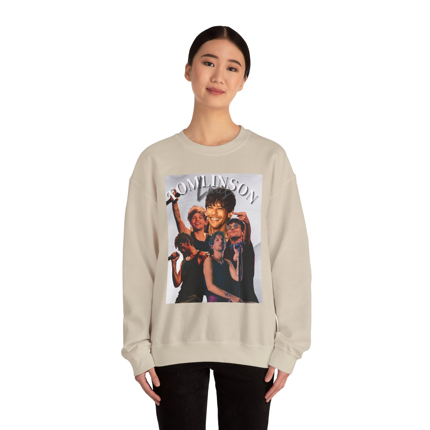 Louis Tomlinson Inspired Sweatshirt, Louis, One Direction Merchandise, Music Lover Jumper,