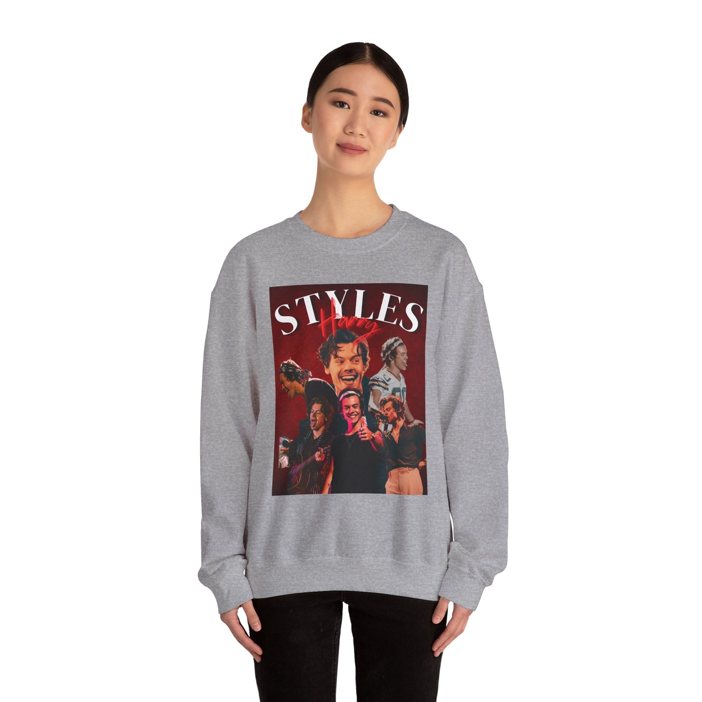 Harry Styles Inspired Sweatshirt, One Direction Band Merch, Harry Styles Fan Gift, Vintage Graphic Jumper, Music Lover Top